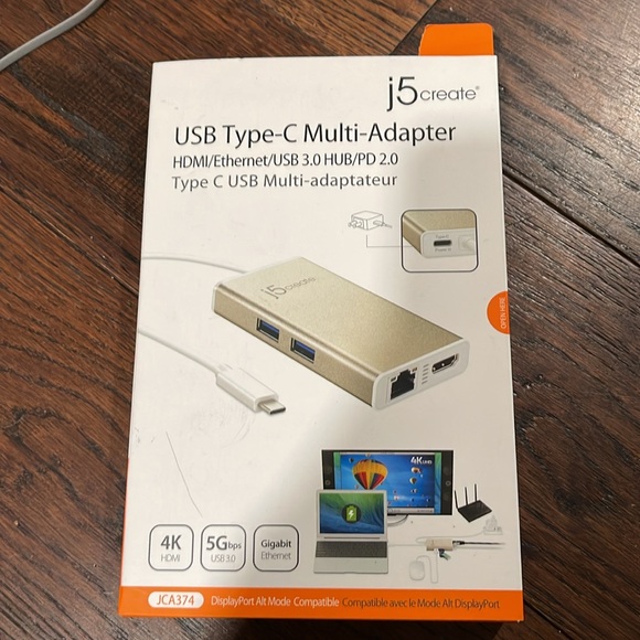 J 5 Create hub USB C Multi adapter - Picture 1 of 12